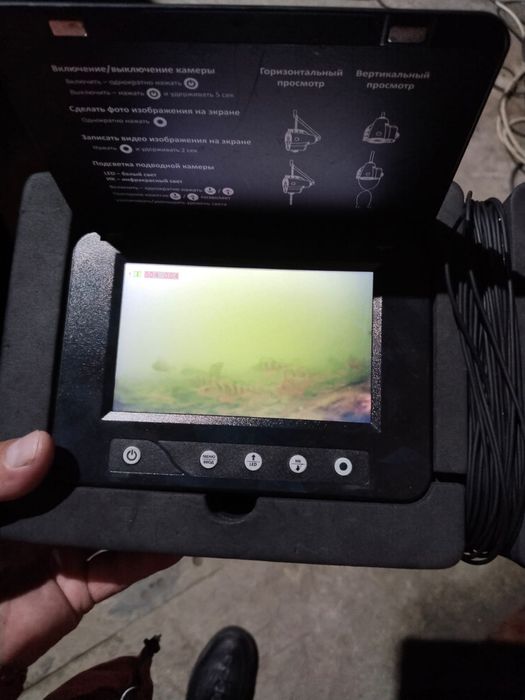 Шуруповёрт со шнеком и камера