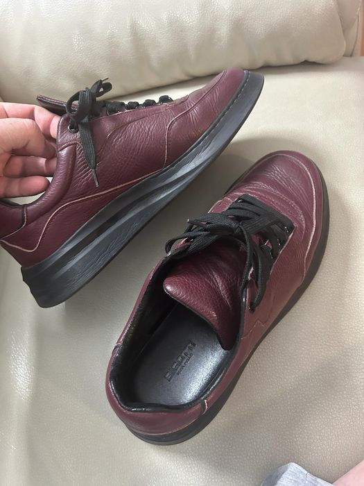 Pantofi bărbătești Bigotti, nr.43,vișiniu,piele naturala