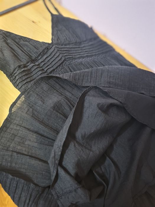 Черна лятна рокля ZARA