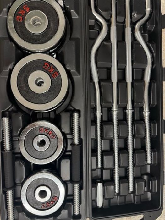 Гантель штанга 3в1