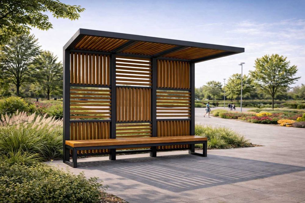 Пергола с лавочкой — готовое решение для зоны отдыха