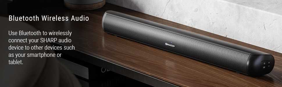 Саундбар Sharp HT-SB107 Soundbar 90W – Bluetooth, HDMI ARC, Optical, USB