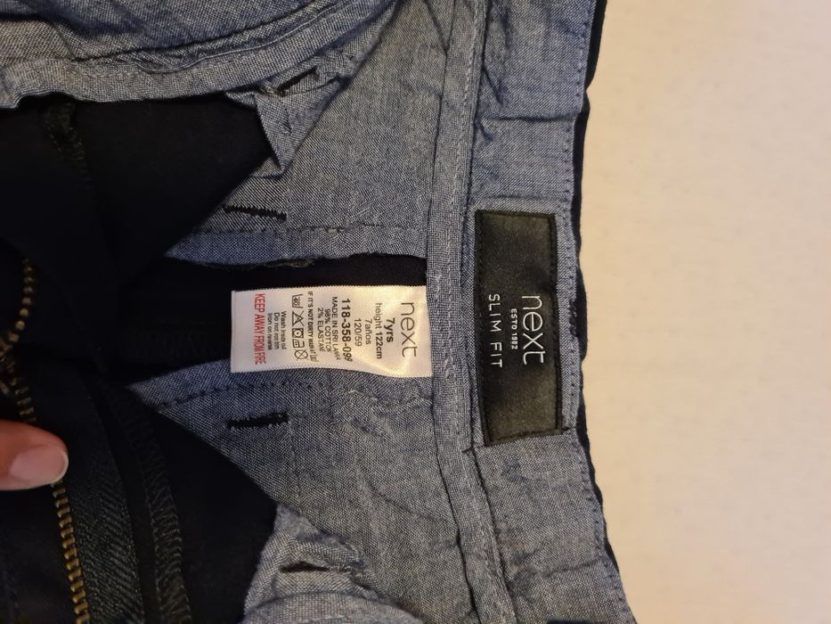 Lot pantaloni back to school, baieti 7 ani, Zara si Next