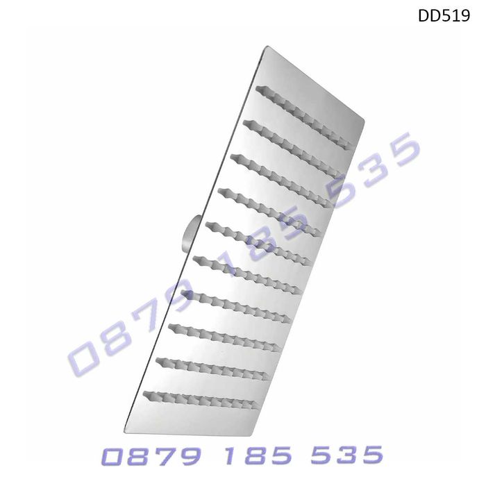 Луксозен висящ душ система вграждан стенен смесител хром слушалка пита