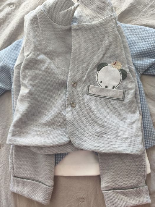 Costum botez baietel 3 luni