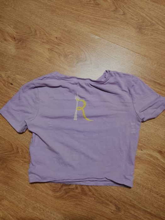 Лилава къса тениска