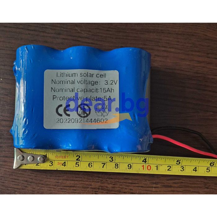 Батерия за соларна лампа тройна тип 32650