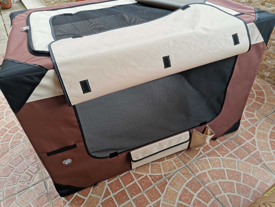 Cutie de transport pt. caini KARLIE Smart Top De LUXE, XL, 106x71x69cm