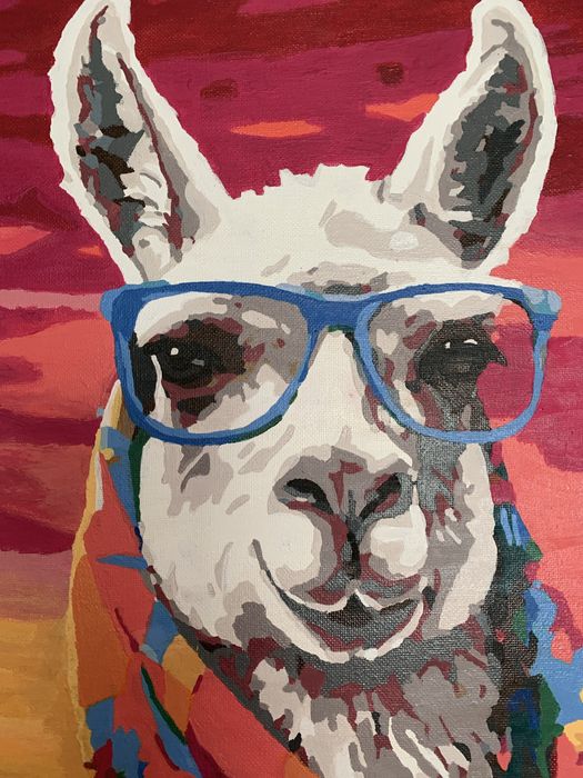 Картина Красотка Лама