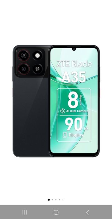 Telefon mobil ZTE Blade A35, Dual SIM, 2GB RAM, 64GB, 4G, Starry Black