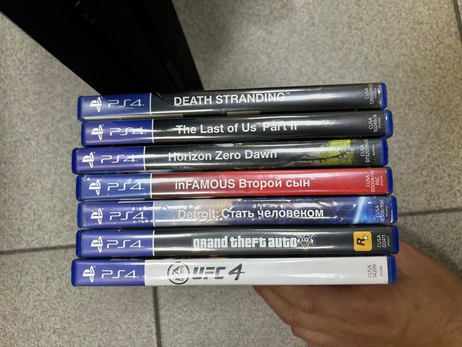 Ps 4pro 1tb с играми