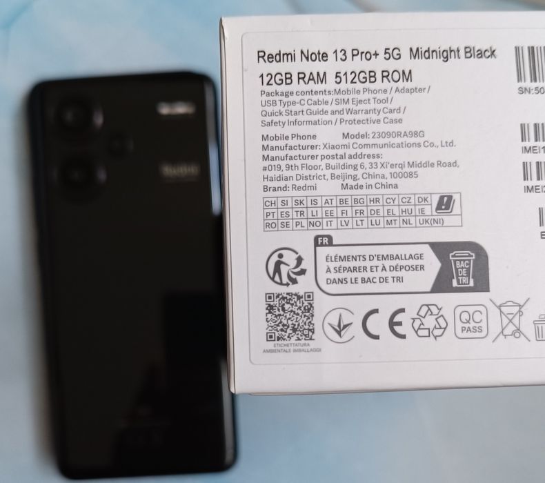 Xiaomi redmi note 13 Pro + 5G in garantie