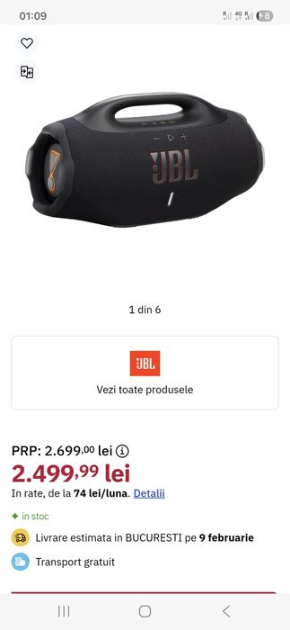 Jbl boombox 4 ca nouă