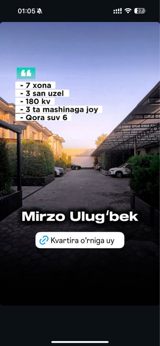 Mirzo Ulug’bek Kottedj 7 xona