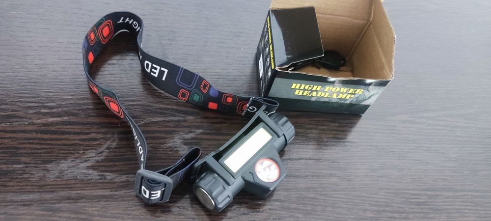 Налобный фонарь новый