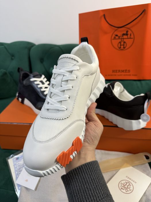 Adidasi Hermes piele naturala 100% Full Box colectie noua