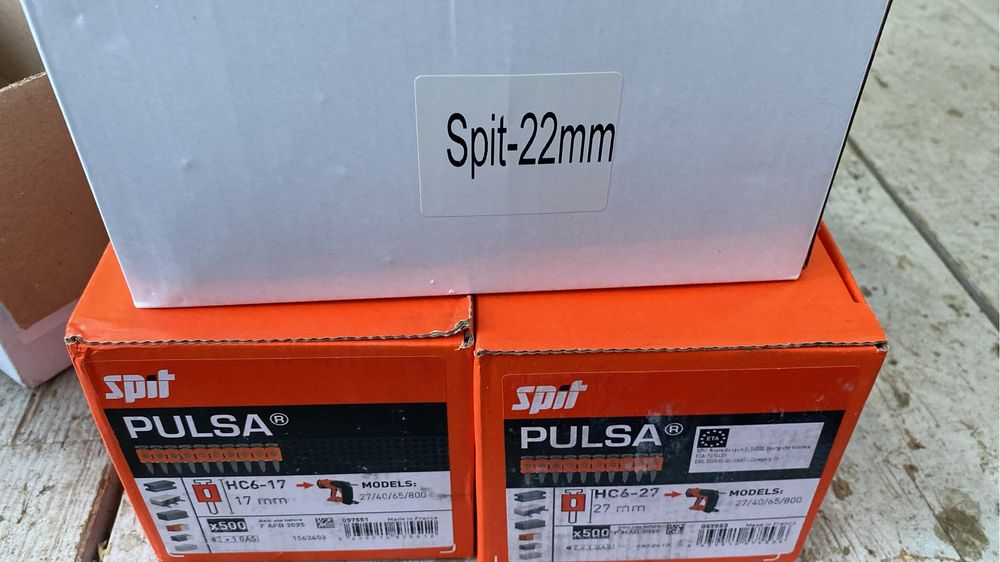 Cuie pistol spit, hilti, toua, max, etc