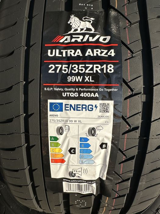 Нови летни гуми ARIVO ULTRA ARZ4 275/35R18 99W XL БОРД 2753518