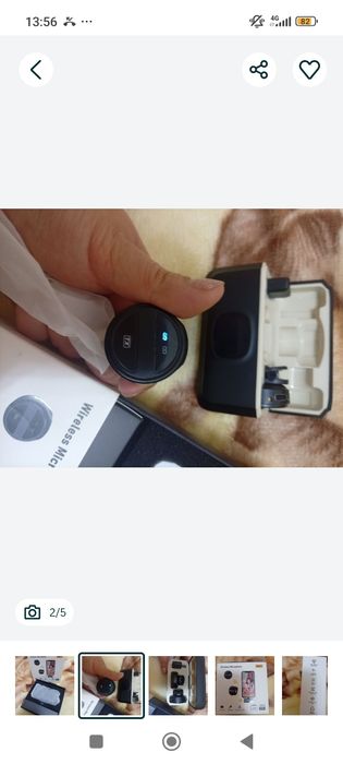 Микрофон в комплекте с зарядкой