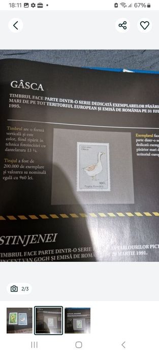 Vând timpre poștale