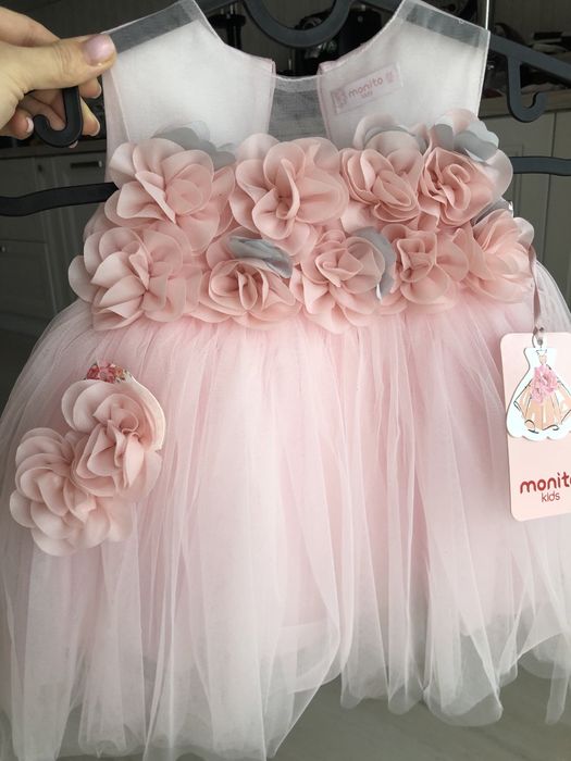 Rochita superba 6 luni -1 an cu acesoriu clama par