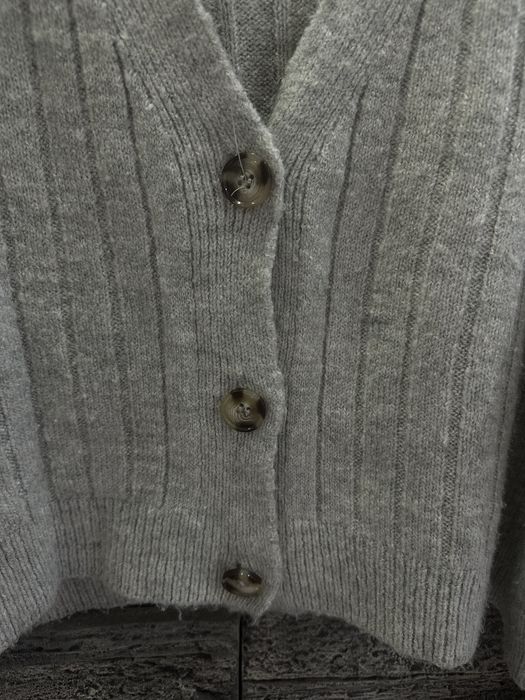 Сива дамска плетена жилетка Stradivarius - Размер M