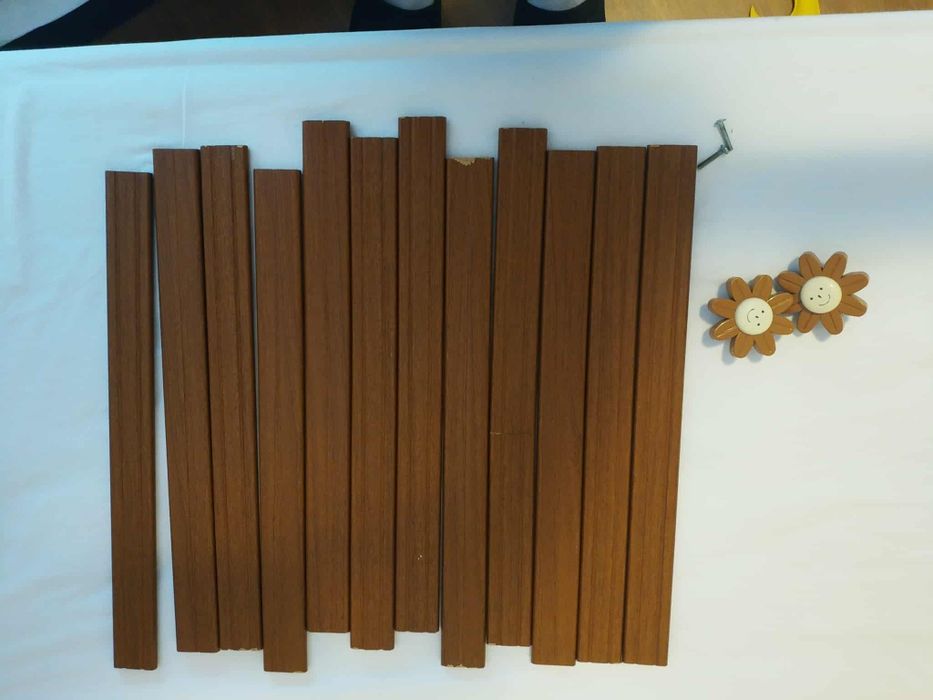 Дървена бебешка кошара + матрак