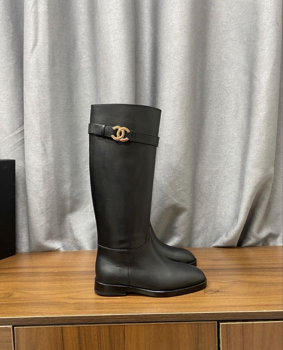 Cizme Chanel piele naturala premium pe comanda