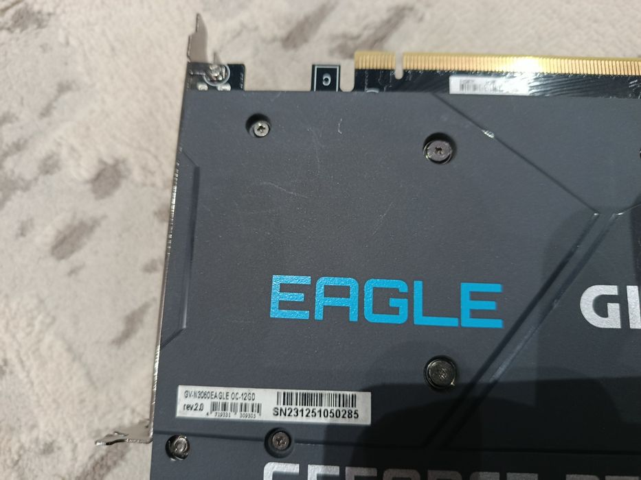 Продам видеокарту RTX 3060 на 12 gb
