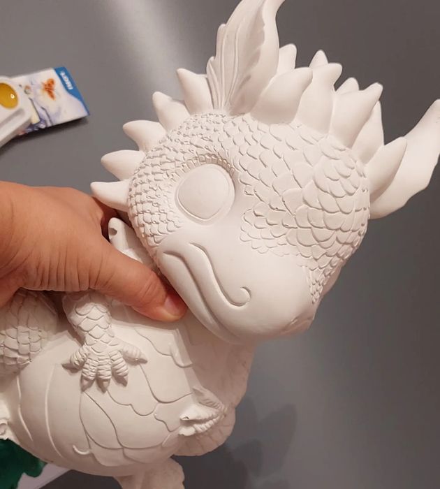 Раскраска копилка из гипса