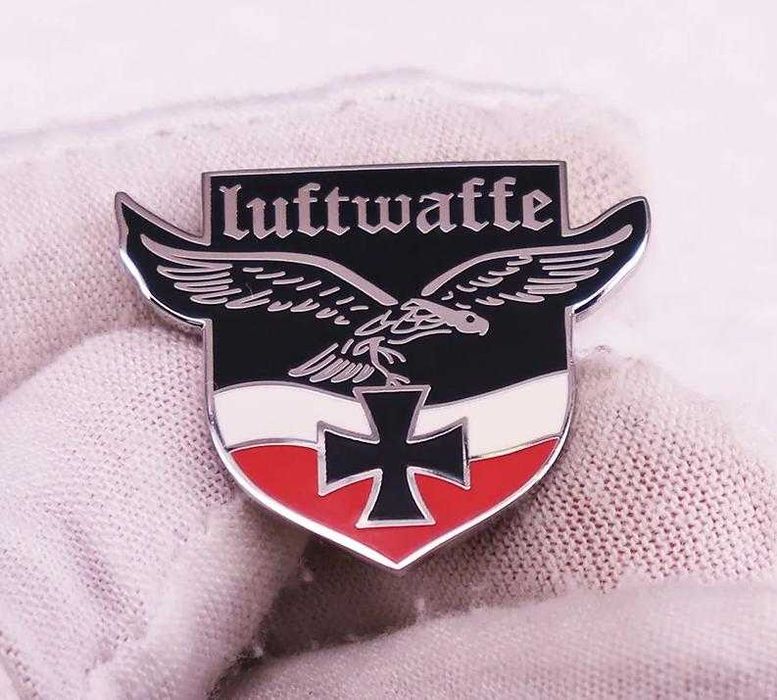 Брошка Luftwaffe SS23 Орел Черен Кръст ТретияРайх Железен Кръст Значка
