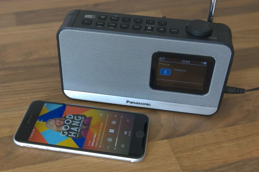 НОВО. Panasonic Bluetooth Блутут колонка Портативно преносимо турестическо FM  Radio  Транзистор  Радио плеър  музика
