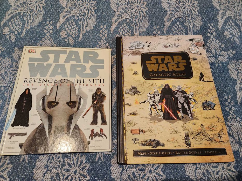 Големи книги Star Wars Galactic Atlas и Star Wars Revenge of the Sith