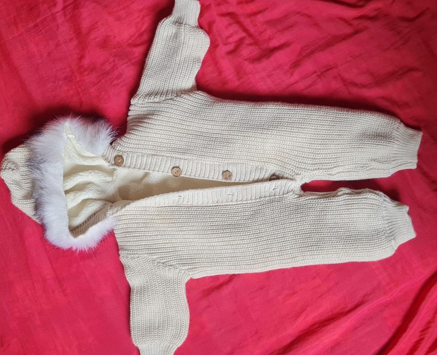 Вязанный комбинезон