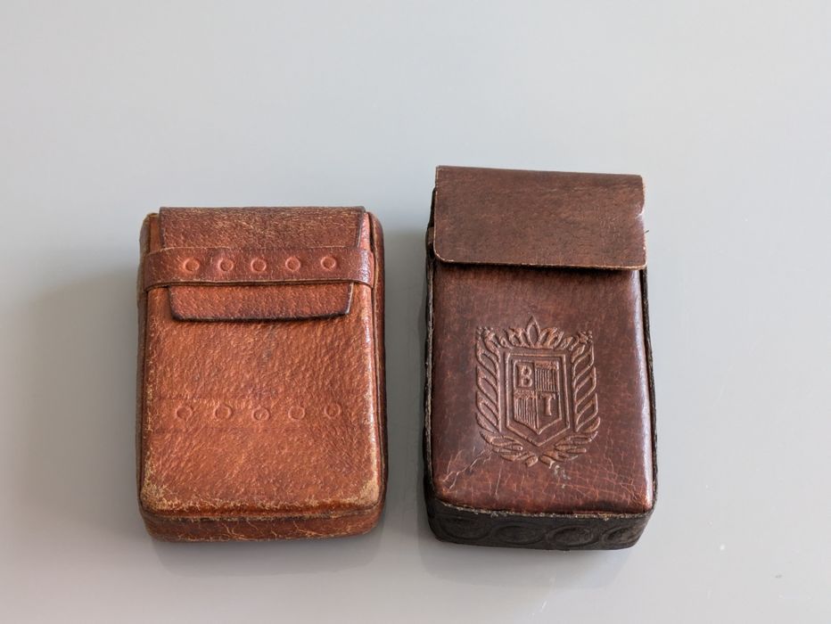Кожени кутии за цигари или карти