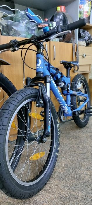 Детский двухподвесной велосипед.