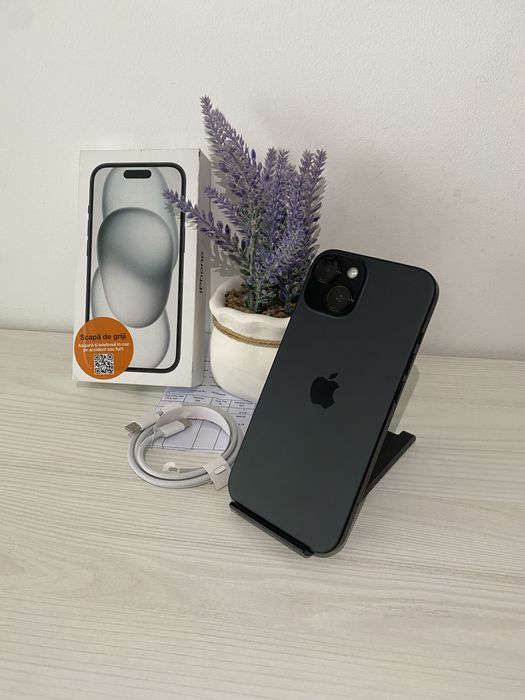 Iphone 15 Black 128Gb - Stare Excelenta !!
