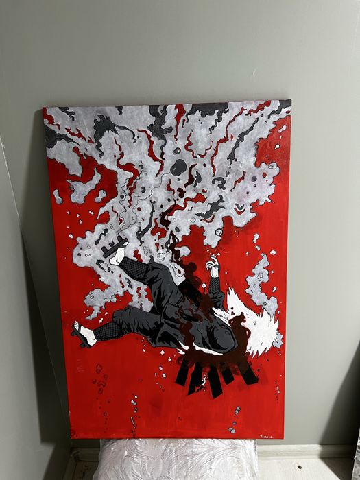 «Наруто» Джирайя картина маслом, авторская работа