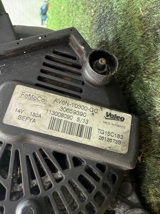 ALTERNATOR FORD B-MAX ZETE 2013 1.5 DIESEL COD OEM AV6N-10300-GC / 30659390 / Monovolum Compact 2012-2017