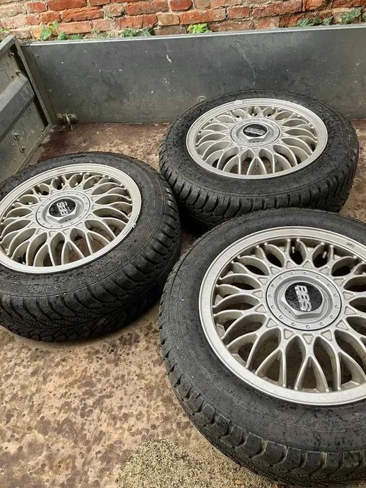 jante  BBS  5 X 100  vw corrado , Audi A3 ... 195/55 R15 anvelop-iarna