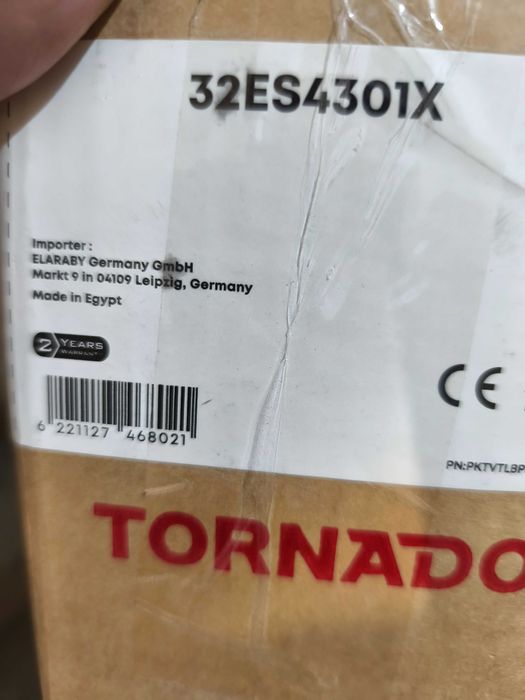 Чисто нов Smart TV Tornado 32ES4301X 32 инча HD DLED Wi-Fi Bluetooth VESA