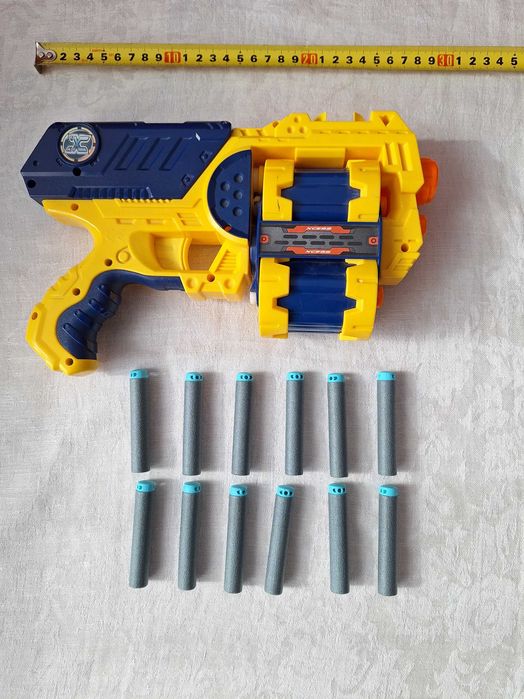 Pistol de Jucarie tip XCESS model X-Shot Excel blasters + 12 proiectile