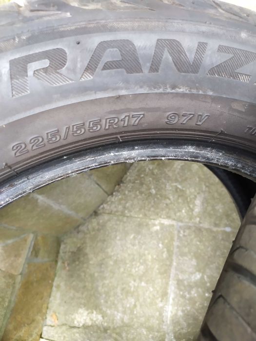 Летни гуми 225 55 R17 97V BRIDGESTONE Turanza - 4 ГУМИ по 55 лв/брой