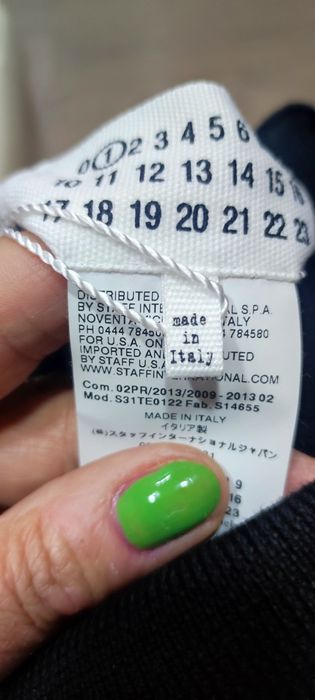 Шал вълна maison martin magiela