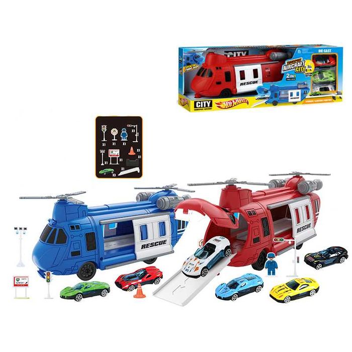 Хеликоптер с 3 метални колички