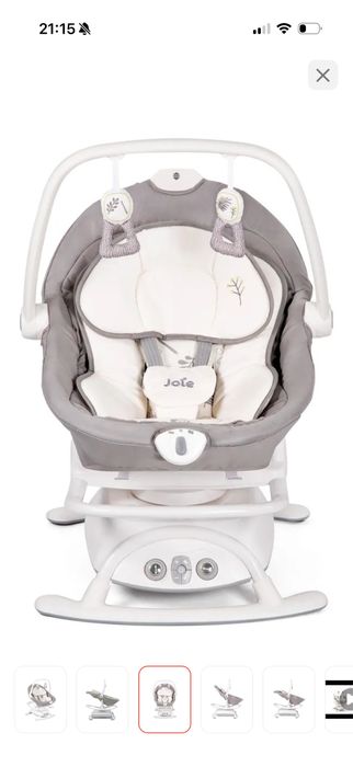 Качели-шезлонг 2 в 1 Joie sansa