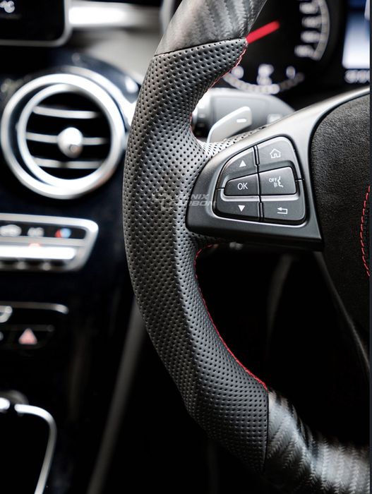 Volan Mercedes C Class W205 AMG Carbon | Alcantara | Padele |  Custom