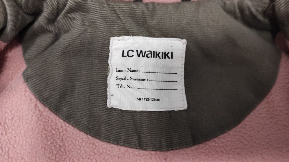 Geaca iarna LC WiKiKi /Haina cu captuseala polar copii 7-8 ani