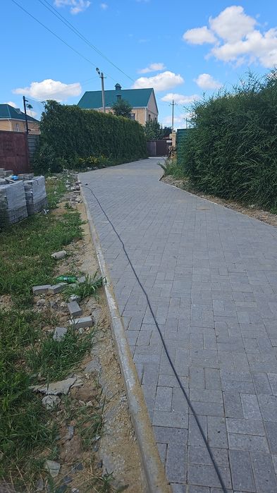 Укладка брусчатки.