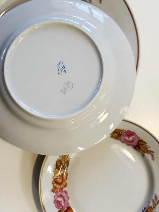 Советский сервиз. Фарфор СССР.